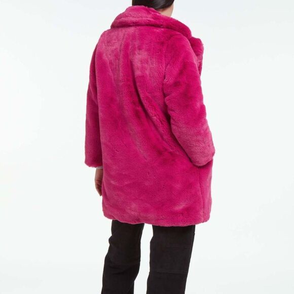 Confetti Pink Stella Faux Fur Coat from APPARIS (Size XS) NWT - Picture 9 of 9